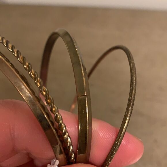Gold bracelet bundle 5 - Picture 6 of 7